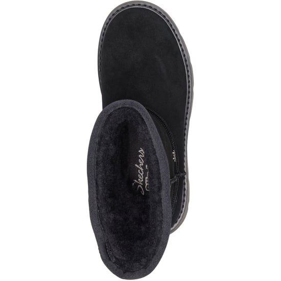 Skechers Keepsakes Cozy Mid Leather Women's Black Winter Mid Calf Boots - Image 3