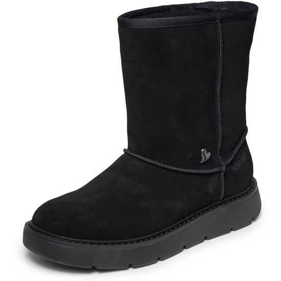Skechers Keepsakes Cozy Mid Leather Women's Black Winter Mid Calf Boots - Image 5