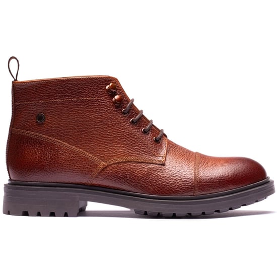 Base London Mercer Leather Men's TAN Ankle Boots - Image 5