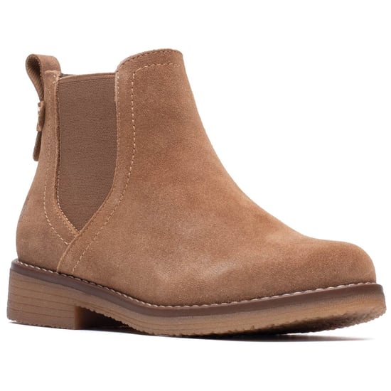 Hush Puppies Maddy Suede Women's Light Tan Boots - Image 1
