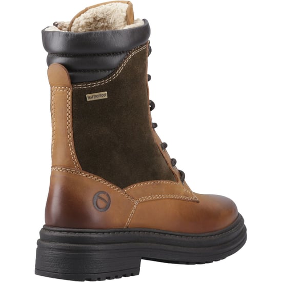 Cotswold Lacock Leren Dames Tan Laarzen - Image 2
