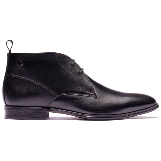 Base London Archer Leather Men's Black Ankle Boots - Image 4
