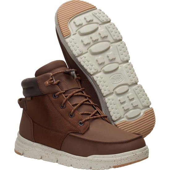 HEYDUDE Bradley II Waterdichte Polyurethaan Heren Downtown Bruin/Multi Enkelboots - Image 4