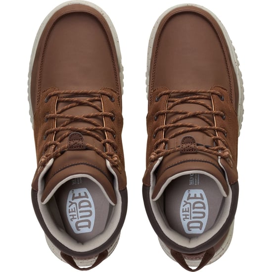 HEYDUDE Bradley II Waterdichte Polyurethaan Heren Downtown Bruin/Multi Enkelboots - Image 5
