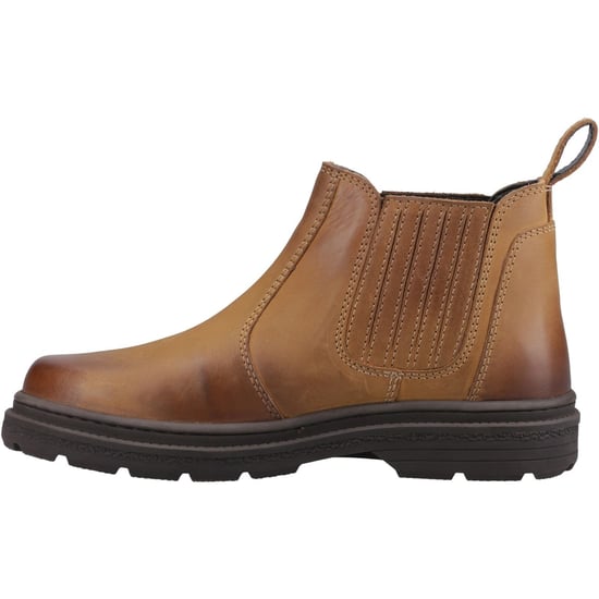 Cotswold Bisley Leren Herenschoenen in Tan Enkellaarsjes - Image 4