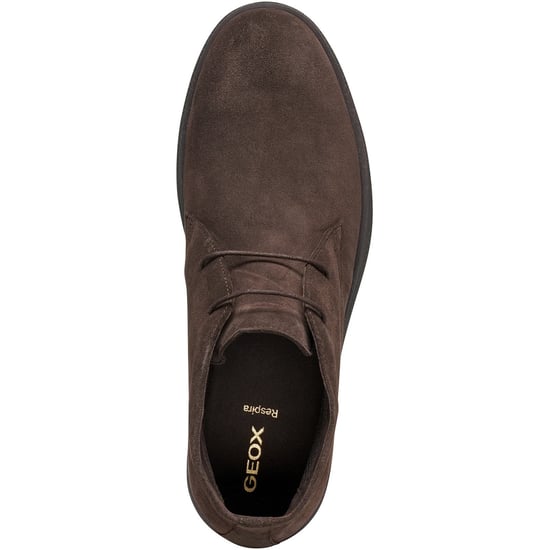 Geox U Claudio Leather Men's Chocolate/Brown Ankle Boots - Image 4