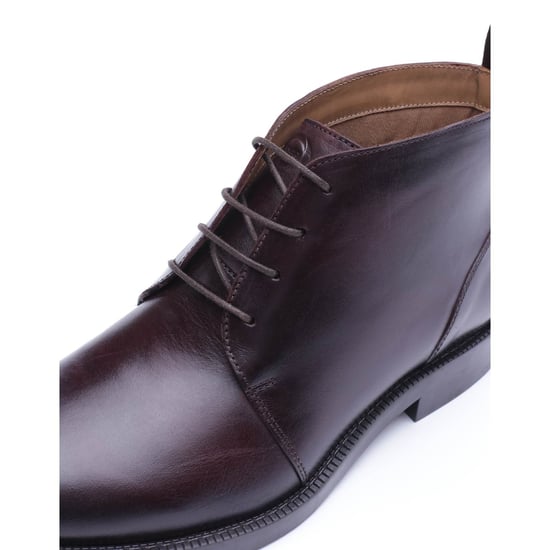 Base London Marco Leather Men's WASHED BROWN Ankle Boots - Image 5