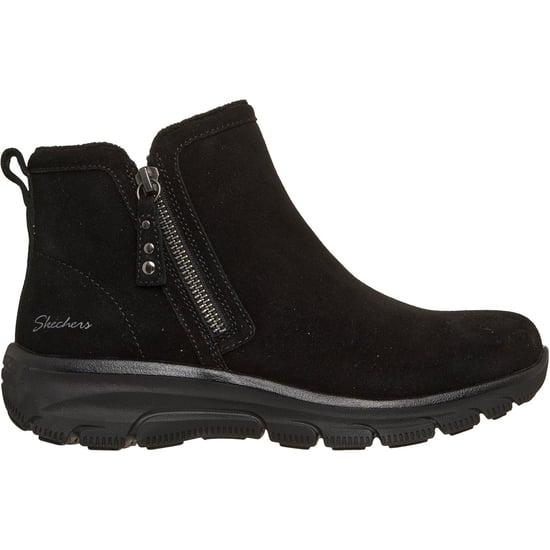 Skechers Easy Going Urban Zip Leather Women's Black Boots - Image 2