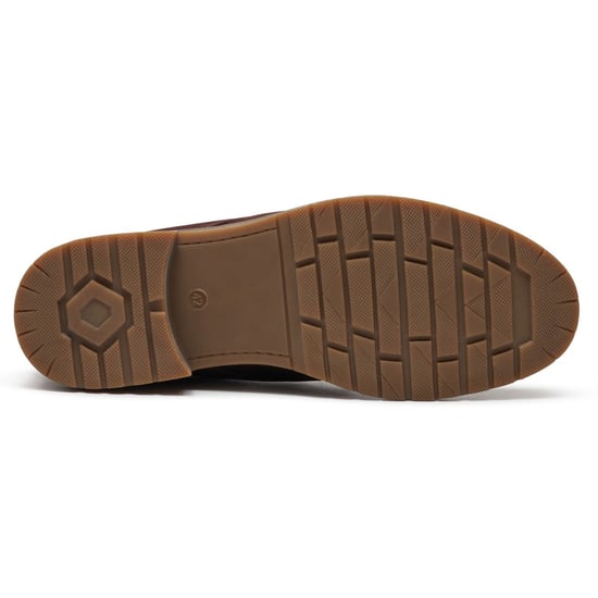 Hush Puppies Ricky Leather Men's Dark Brown Ankle Boots - Image 4
