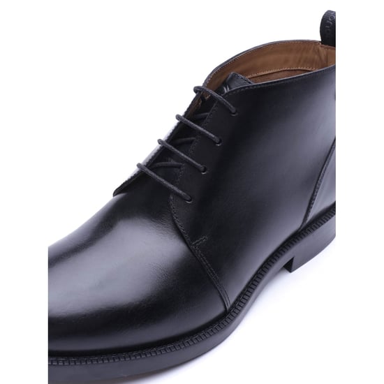 Base London Marco Leather Men's Black Ankle Boots - Image 6