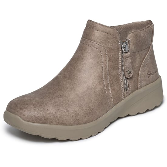 Skechers Lovely Vibe Forever Mine Textile Women's Dark Taupe Boots - Image 5