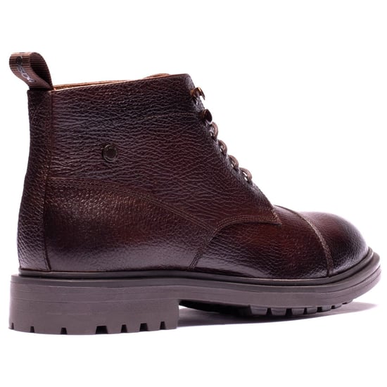 Base London Mercer Leather Men's BROWN Ankle Boots - Image 2