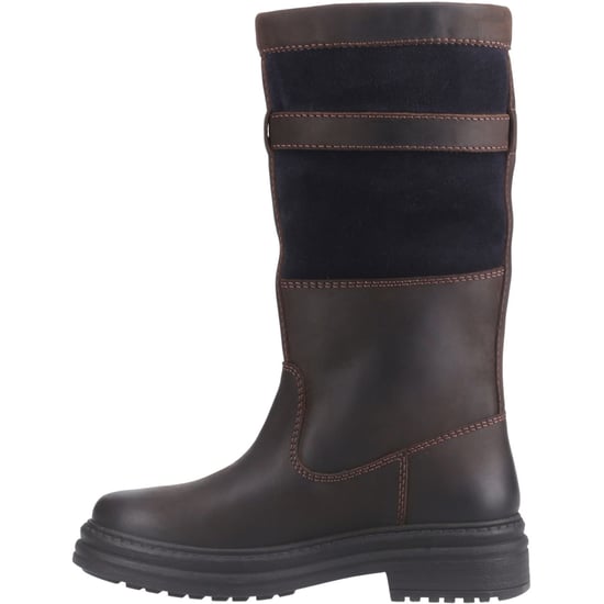 Cotswold Broadwell Leren Dameslaarzen Bruin/Navy - Image 4