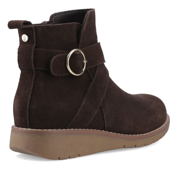 Hush Puppies Lyra Suède Dames Chocolade Boots - Image 2