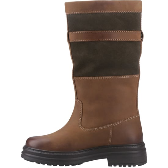 Cotswold Broadwell Leather Women's Tan/Green Boots - Image 4