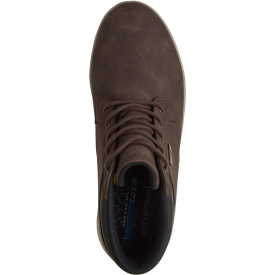 Skechers Palmiro Wallace Men's Chocolate Ankle Boots - Image 3
