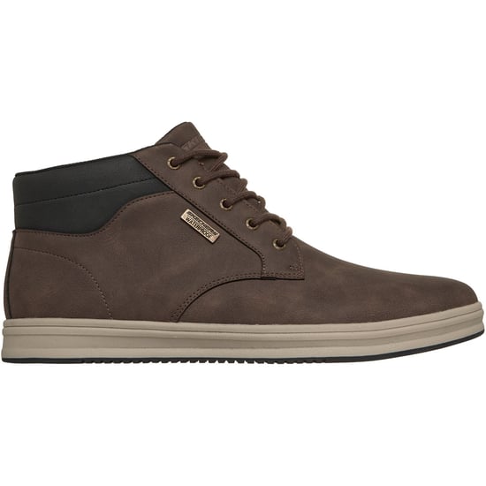 Skechers Palmiro Wallace Men's Chocolate Ankle Boots - Image 4