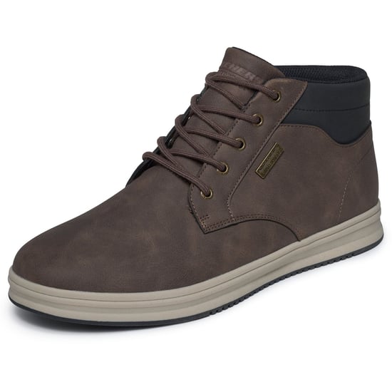 Skechers Palmiro Wallace Men's Chocolate Ankle Boots - Image 5