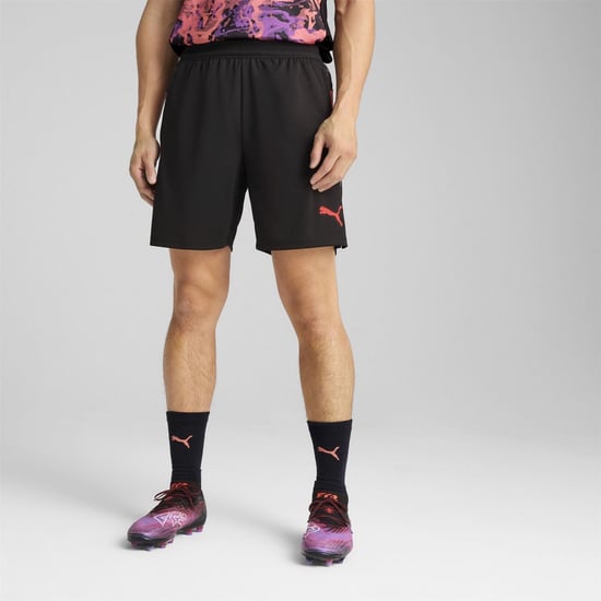 Men's Puma Football Shorts Adults in Black - Image 3