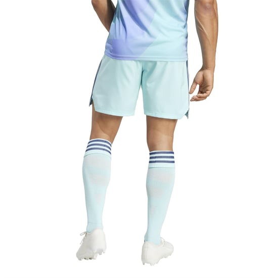 Men's adidas Arsenal Third 23 24 Aeroready Football Shorts in Claqua - Image 3