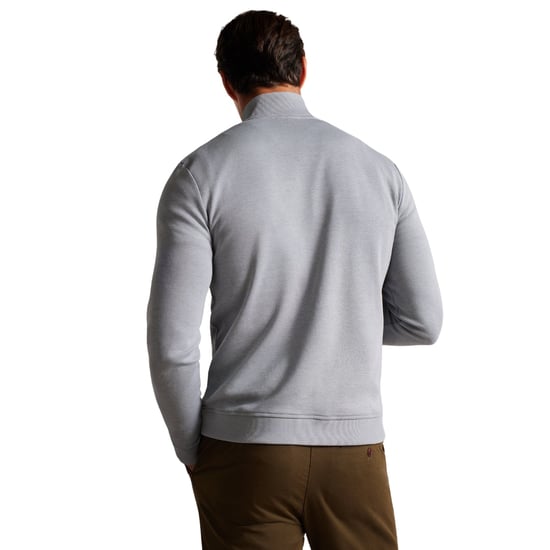 Ted Baker Antram Half Zip Funnel Neck Grijze Trui - Image 2