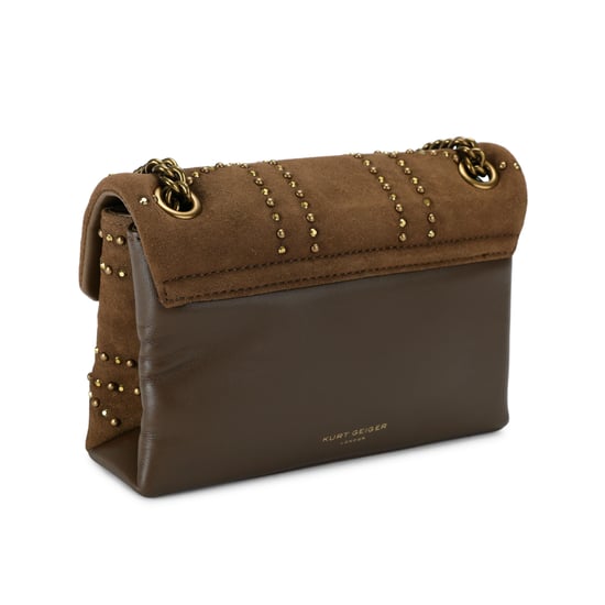 Kurt Geiger London Leather Mini Union Jack Studs Bag - Image 3