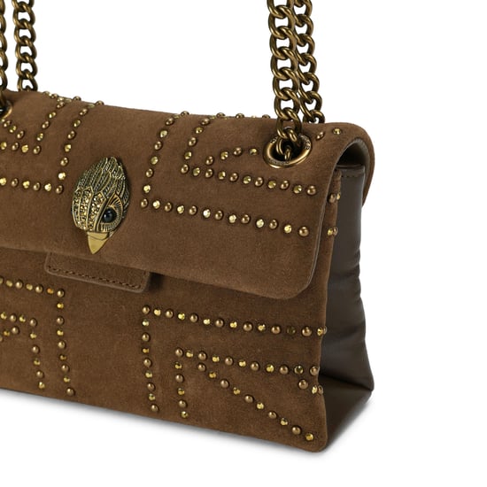 Kurt Geiger London Leather Mini Union Jack Studs Bag - Image 4