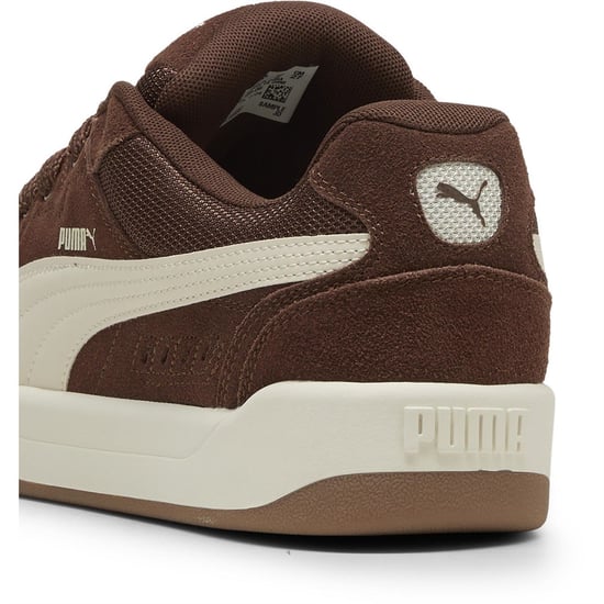 Men's Puma Park Lifestyle Skate Low Top Trainers in Chestnut Brow - Image 5