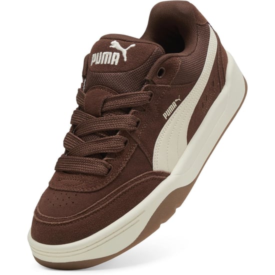 Men's Puma Park Lifestyle Skate Low Top Trainers in Chestnut Brow - Image 6