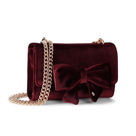 Miss KG Velvet Aura Bow Clutch Bag - Image 2