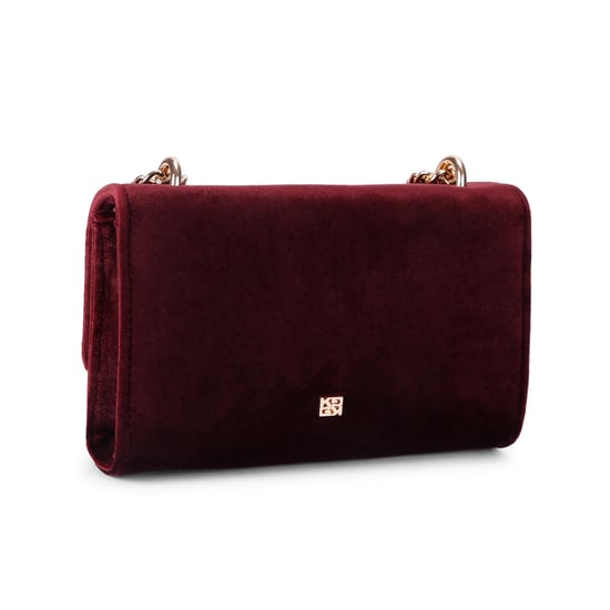 Miss KG Velvet Aura Bow Clutch Bag - Image 3