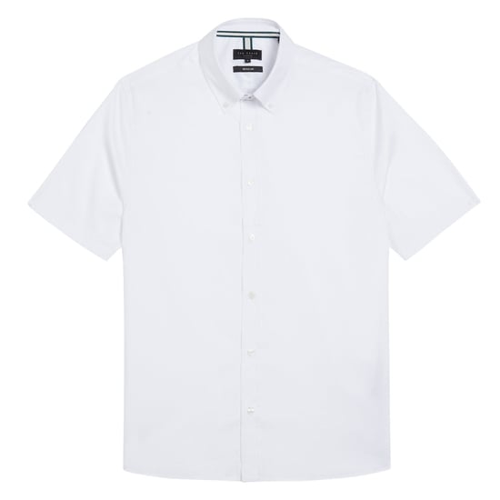 Ted Baker Aldgte Regular Premium White Oxford Shirt - Image 1