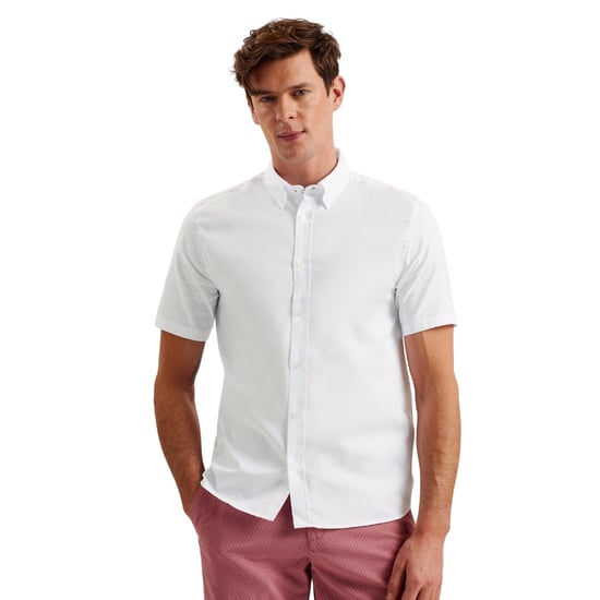 Ted Baker Aldgte Regular Premium White Oxford Shirt - Image 5