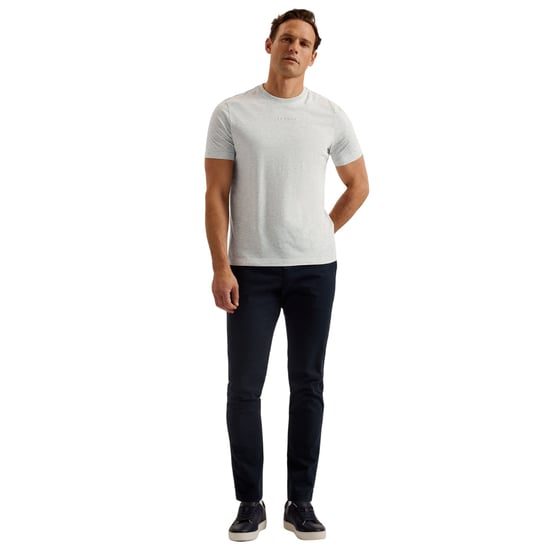 Ted Baker Wiskin Regular Branded Grey T-shirt - Image 4