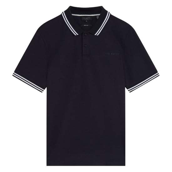 Ted Baker Excpet Regular Branded Navy Polo Shirt - Image 1