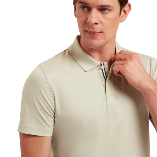Ted Baker Zeiter Slim Soft Touch Grön Pikétröja - Image 3