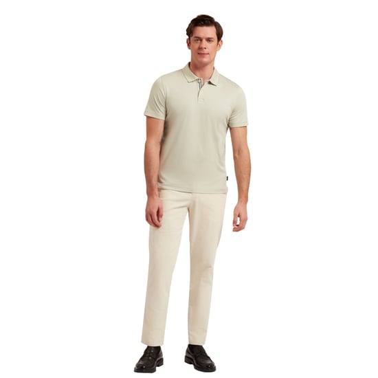 Ted Baker Zeiter Slim Soft Touch Grön Pikétröja - Image 6