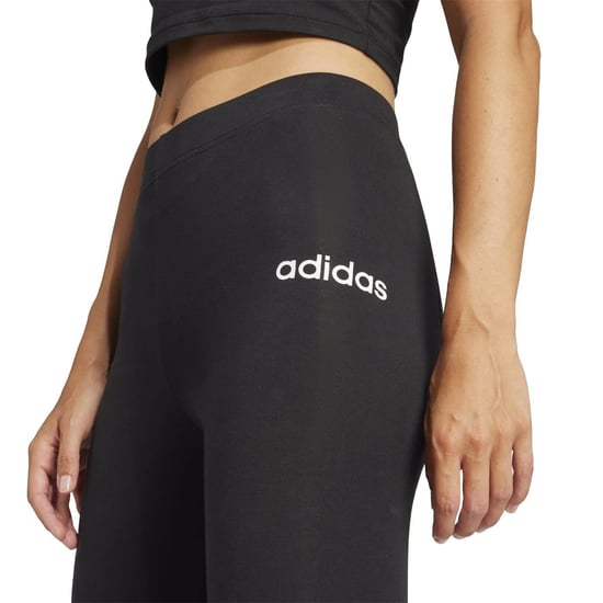 Women's adidas Essentials 3 Stripe Leggings in Black Linear - Image 5