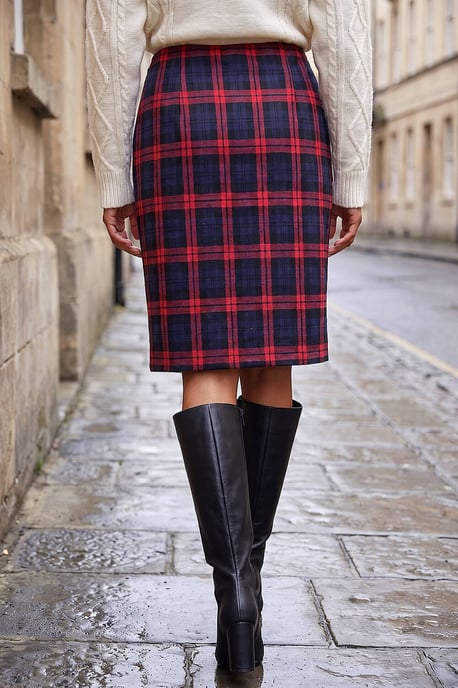 Multi Check Skirt - Image 3