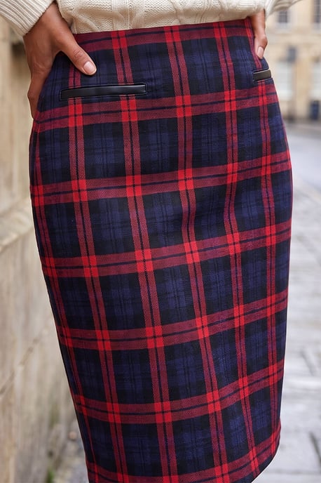 Multi Check Skirt - Image 4