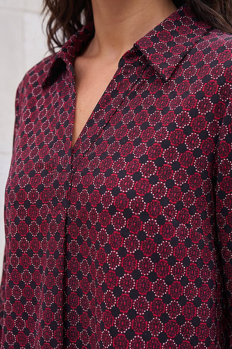 Geo Puff Print Shirt - Image 4