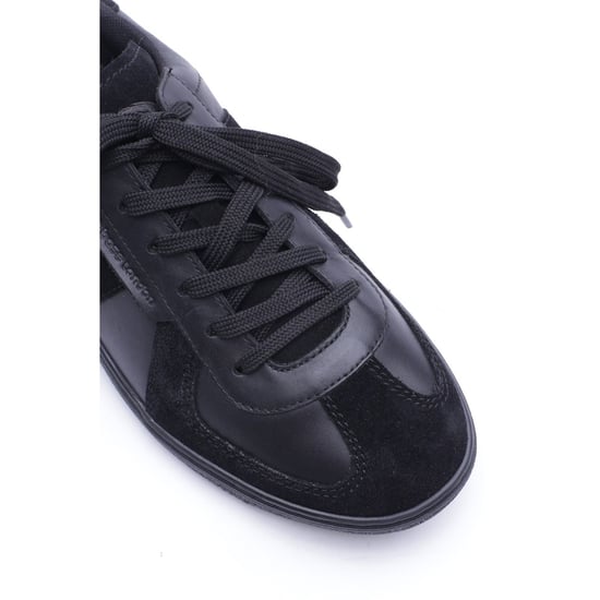 Base London Tommo Läder Herr Svarta Sneakers - Image 6