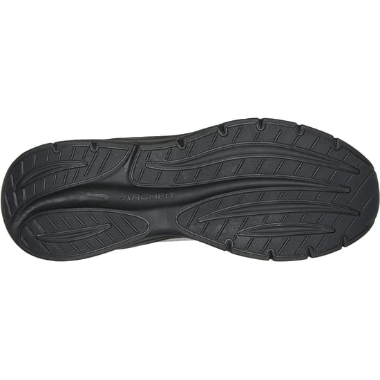 Skechers Arch Fit 3.0 Textile Men's Grey/Black Trainers - Image 2