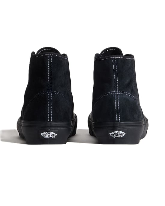 Vans Authentic Hi 2.0 Pig Suede Black Trainers - Image 3