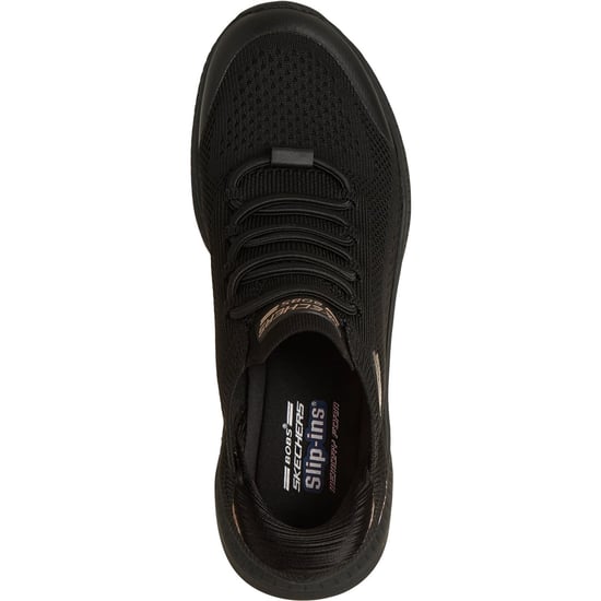 Skechers BOBS Sport Squad 4 Dire Step Polyester Women's Black Trainers - Image 3