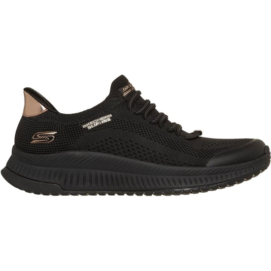 Skechers BOBS Sport Squad 4 Dire Step Polyester Women's Black Trainers - Image 5