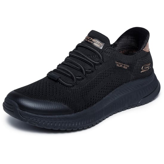 Skechers BOBS Sport Squad 4 Dire Step Polyester Women's Black Trainers - Image 6