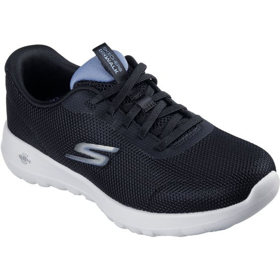 Skechers GO WALK Joy Rina Textiel Dames Zwart/Blauw Sneakers - Image 1