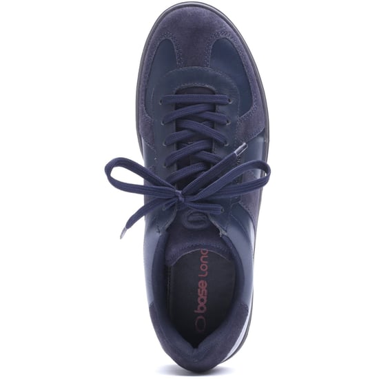 Base London Tommo Leather Men's NAVY Trainers - Image 4