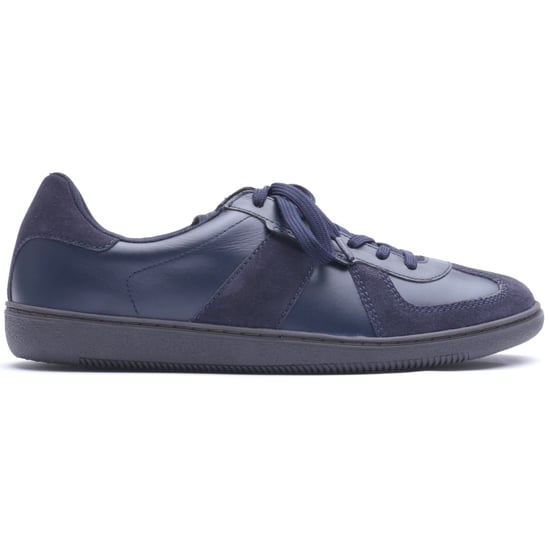 Base London Tommo Leather Men's NAVY Trainers - Image 5